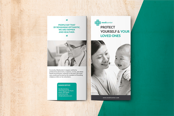 Design flyer protect Medical clinic pic jpg 600x400